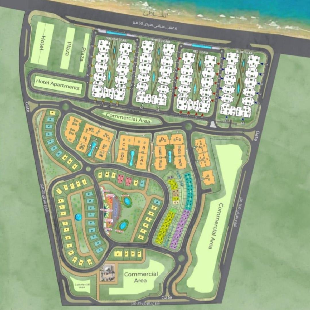 كمبوند ذا بيرل المنصورة الجديدة – 2026 The Pearl New Mansoura