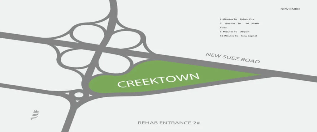 Creek Town New Cairo | Prices, Units & Location 4 Creek Town New Cairo