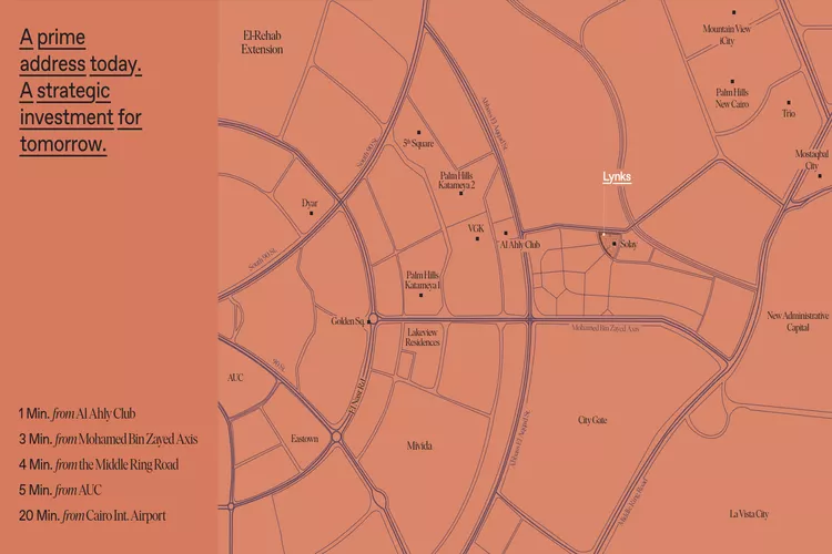مول لينكس التجمع الخامس – Lynks New Cairo 2026