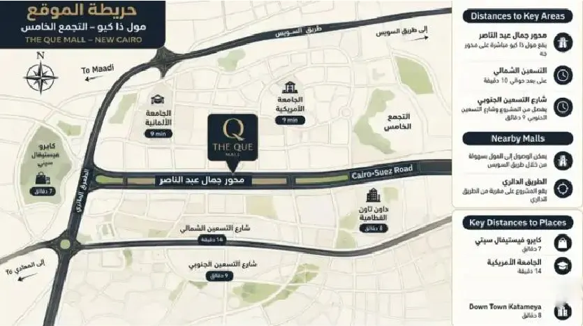 The QUE Mall New Cairo: Prices, Units & Payment Plans