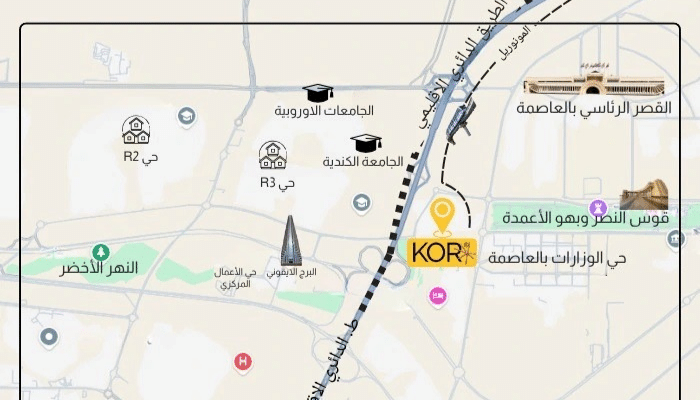 مول كور العاصمة الإدارية KOR Mall | الأسعار والمساحات